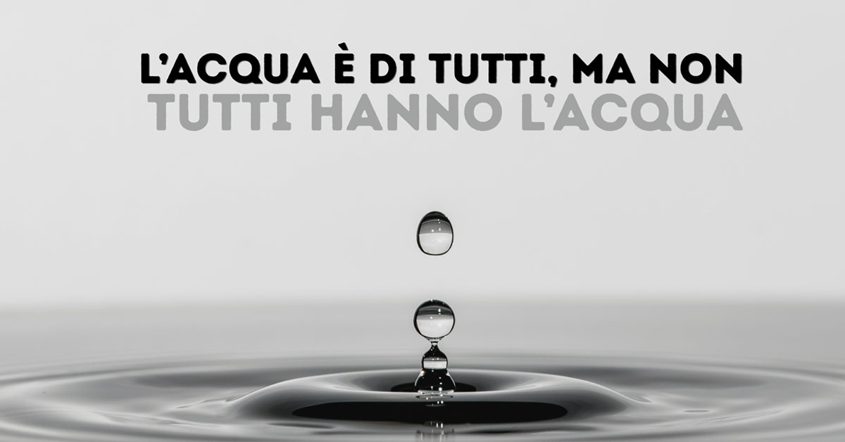 L’acqua è di tutti, ma non tutti hanno l’acqua - rete donne delle diaspore