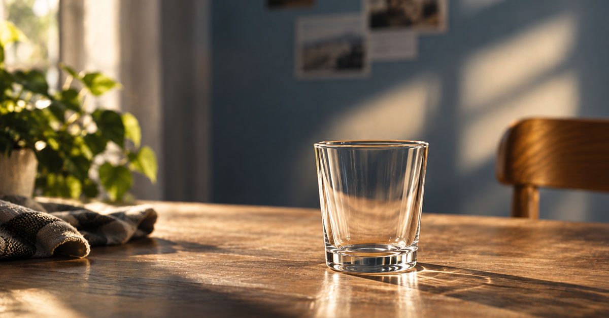 bicchiere con acqua - rete donne delle diaspore