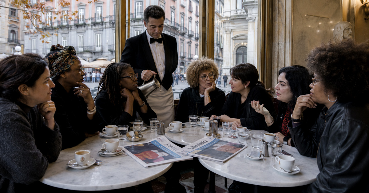 Caffe a napoli tra femministe - rete donne diaspore 