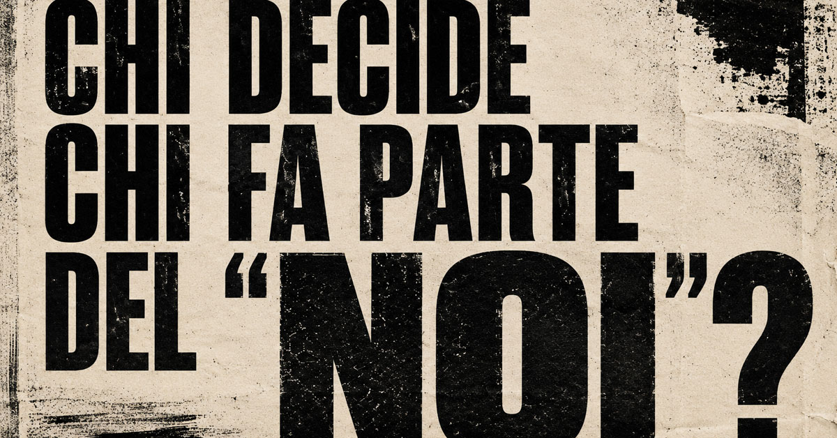 chi fa parte del noi? - rete donne delle diaspore